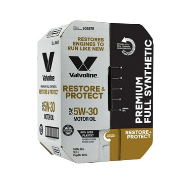 Valvoline Restore & Protect Full Synthetic Motor Oil 5W-30 5 GA Box