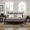 Brown, variant on Traditional Style King Size Bed with Headboard and Footboard, Pinewood Bed with Strengthened Bed Frame