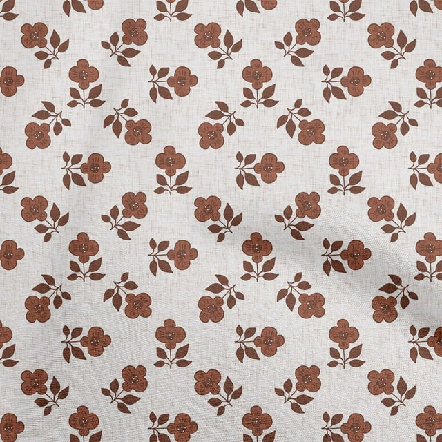 oneOone Cotton Poplin Light Peach Fabric Block Sewing Craft Projects Fabric Prints By Yard 56 Inch Wide-HS