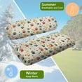 thumbnail image 6 of POLERO 2PCS Golf Cart Seat Covers, Funny Color Paws Print Breathable Front and Rear Seat Cushion Cover Fits for Ezgo Club Car Golf Cart Original Regular Seats, No Stapler, 6 of 8