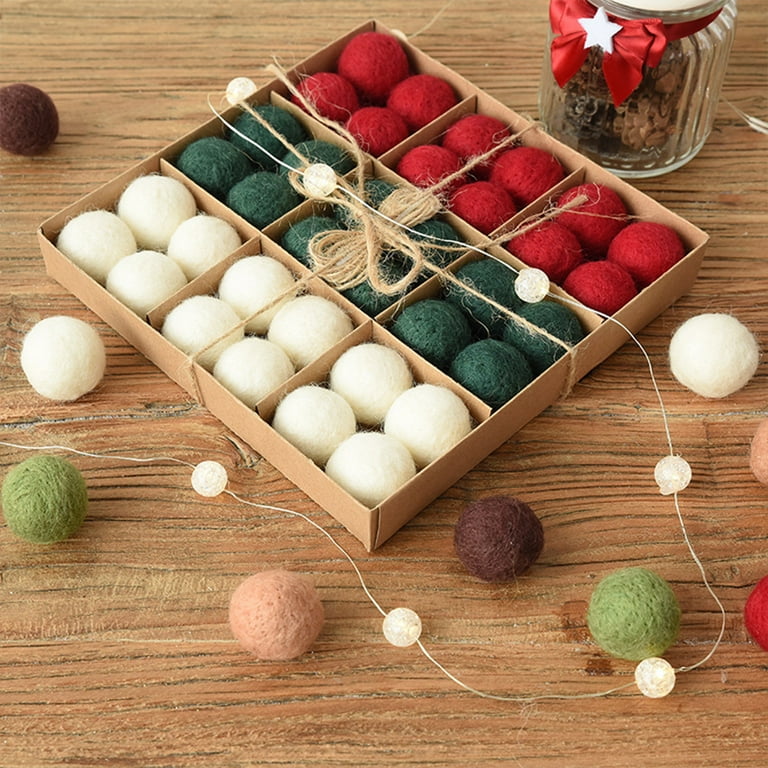Christmas wool sale balls