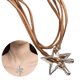 thumbnail image 2 of Heart Star Coral Pendant Necklace for Women Men Unique Double Heart Choker Party Wedding Jewelry Gift for Girls Teen, 2 of 4