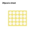 thumbnail image 3 of Inteprter 20 piezas de espuma redonda extraíble de un solo mecha de pegatina cinta para hacer velas mantener profesional Paster DIY Kits para hacer velas Amarillo, 3 of 6