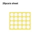 thumbnail image 5 of Cateissary Esponja de espuma de 20 piezas, gran elasticidad, pegatina de mecha de de un solo apagado, buena adherencia, paster estable Kits para hacer velas Amarillo, 5 of 6