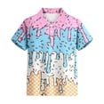 thumbnail image 4 of Toddler Boys Short Sleeve Shirt Tees Graphic Tee Top with Print Comfort Fit Shirts Size 120, 4 of 4