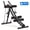 Black, variant on Adjustable Dual Rail Core Strengthening Machine with Resistance Bands for Full Body Workout, Foldable Design for Home Gym Use