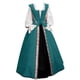 thumbnail image 1 of Mujeres Otoño Invierno Gótico Retro Estampado floral Vestidos de baile Vestidos Vestido de dos piezas Pompotops  ghjkhdj9906, 1 of 5