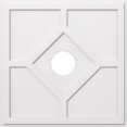 thumbnail image 1 of Ekena Millwork CMP36EY-07000 36 Po OD x 7 Po ID Carré Embry Architecture Grade PVC Contemporain Médaillon de Plafond, 1 of 1