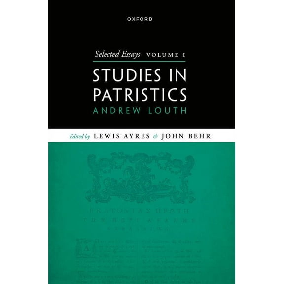 Selected Essays, Volume I: Studies in Patristics, (Hardcover)