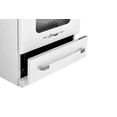 thumbnail image 2 of Unique 30" Classic Retro Induction Range Marshmallow White, 2 of 17