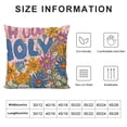 thumbnail image 5 of YINGXI Pillow Covers Pastel Abstract Decor Throw Pillow Cover Decorative Cushion Cover with Zipper, Colorful Pink 24x24in, 5 of 5