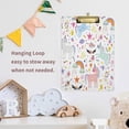 thumbnail image 6 of FMSHPON Unicorn Clipboard Hardboard Wood Nursing Clip Board and Pull for Standard A4 Letter 13x9 inches, 6 of 7