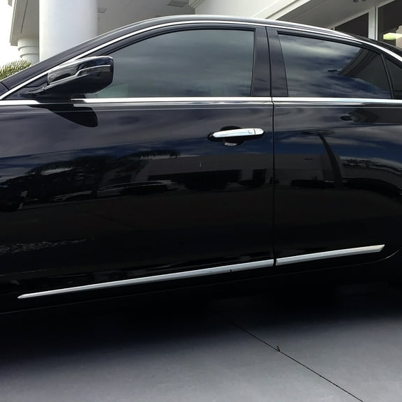 Chrome Body Side Moldings - Fits: 2011-2015 Kia Optima Sedan (4 Piece Kit)