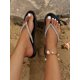 thumbnail image 2 of Flat Beach Sandals Women Woven Slipper Flip Flops, 2 of 4