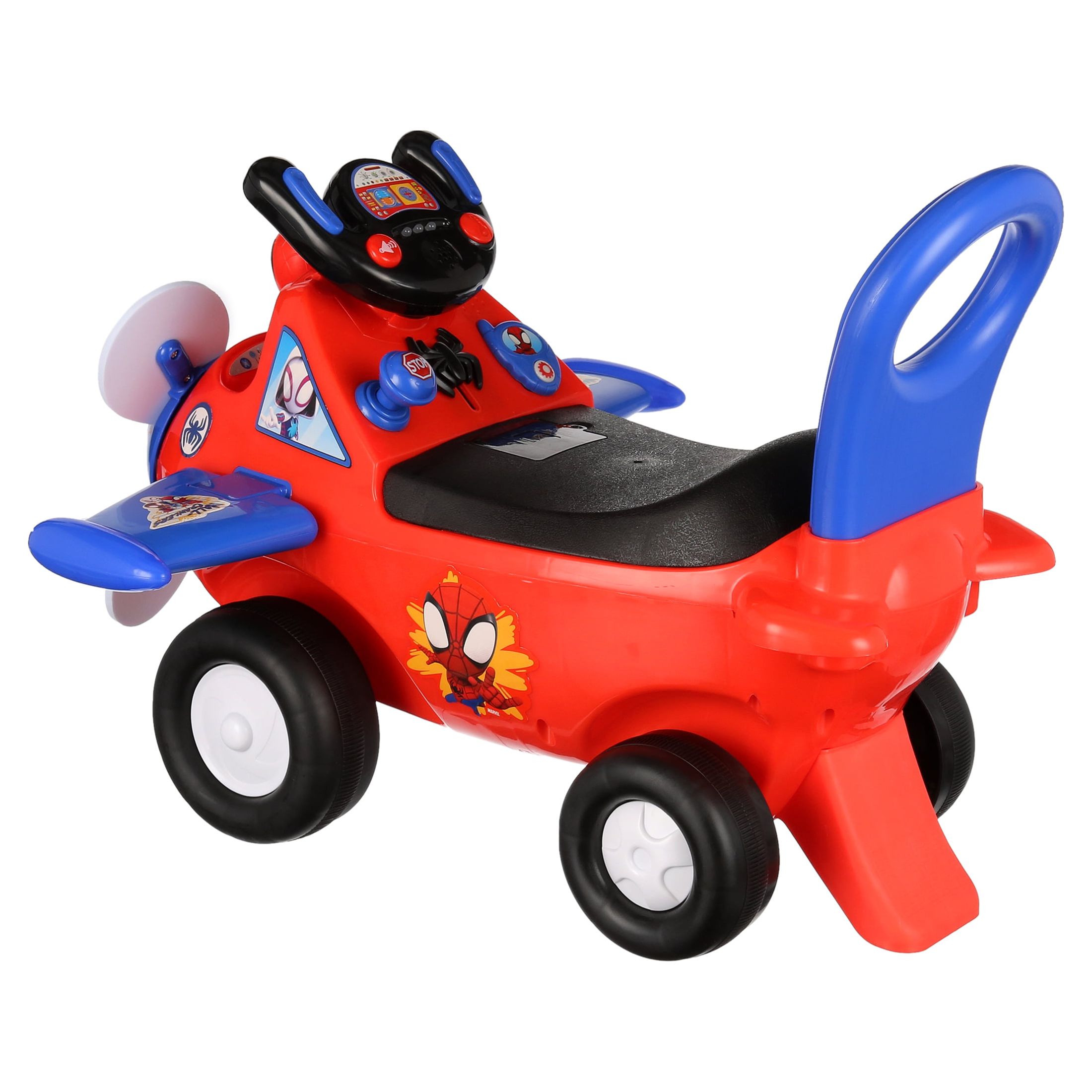 Marvel Spidey Activity Plane Ride-On Toy, Ages 1-3 photo 4