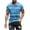 Sky Blue, variant on JIUKE Men T-Shirts Plus Size Striped Tee Shirts Short Sleeve Loose Comfy Crew Neck Workout Summer Tops