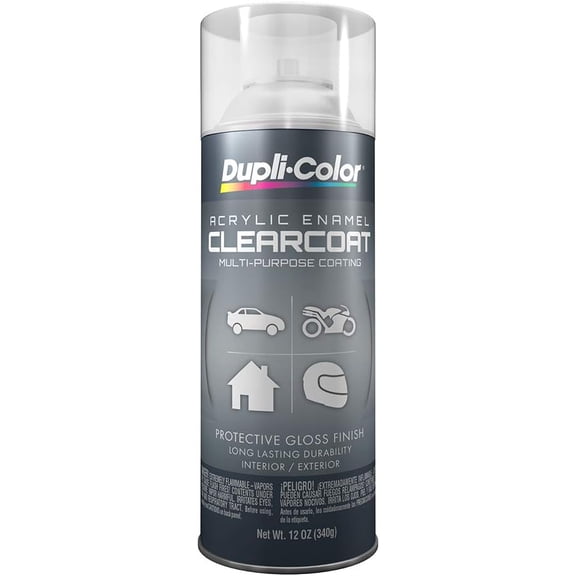 DA1692 Multi-Purpose Acrylic Enamel Spray Paint - Crystal Clear - 12 oz. Aerosol Can