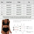thumbnail image 3 of Gibobby Trajes de Baño Mujer Bikini de cintura alta para mujer, bañadores sexys de dos piezas con realce, traje de baño Vintage, conjunto de Bikini Retro(Blanco,XL), 3 of 3