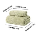 thumbnail image 4 of Xuniizn Bath Towel and Wash Cloths Set: 1* Bath Towel +1* Hand Towel, 100%Polyester, Highly Absorbent & Fade Resistant, 4 of 9