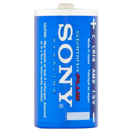 Sony Stamina Plus Alkaline C Batteries, 12pk