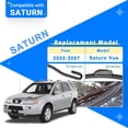 thumbnail image 2 of HAHDAXIA RAINTOK Windshield Wiper Blades Replacement for 2002 2003 2004 2005 2006 2007 Saturn Vue Original Factory Quality Front Rear Wipers Blade Set for My Car - 24" 19" 10" (Pack of 3), 2 of 7