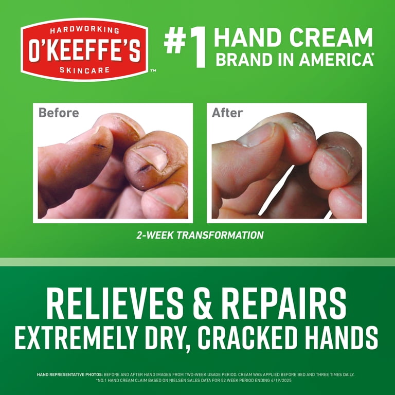 O'Keeffe's, Hand Cream, 5.4 oz Jar, Moisture Skin Protection