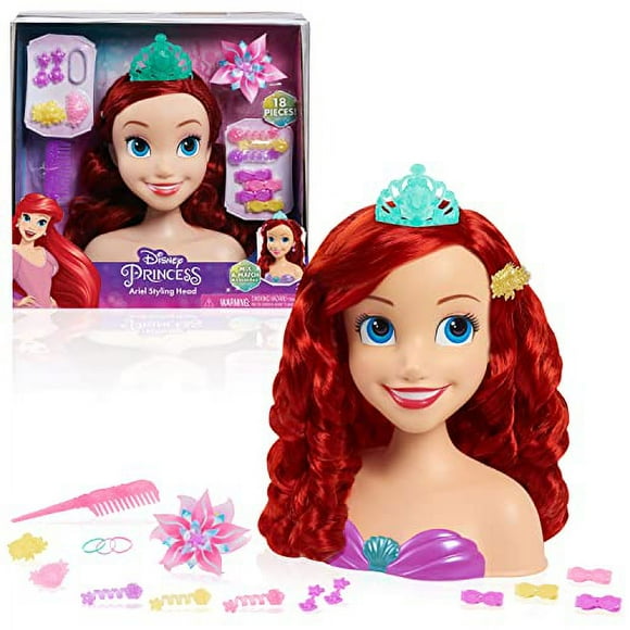 Disney Princess Ariel Styling Tête, Jouets pour Enfants à Partir de 3 Ans