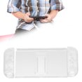 thumbnail image 4 of Gamepad Shell Case, PC Game Console Funda Protectora A Prueba De Golpes Transparente Ajustable Con Soporte Para Switch OLED Cergrey Game Console Clear Cover, 4 of 8