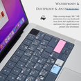 thumbnail image 5 of Funda de teclado para Apple MacBook Air M3 M2 2024-2022 13 15 pulgadas A3113 A3114/MacBook Pro 14 pulgadas A2442 A2779 A2918/Pro 16 pulgadas A2991 A2780 A2485 M3 M2 M1 Pro Max MAC OS Teclas de acceso, 5 of 5