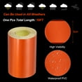 thumbnail image 3 of Uxcell 2" x 10 FT Reflective Tape 2 Pack High Visibility Waterproof Conspicuity Outdoor Safety Warning Tape for Trailer Truck Car Bike Orange, 3 of 7