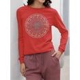 thumbnail image 2 of Pipeline Waveflower Mandala Graphic Tee - Long Sleeve Women's, 2 of 4