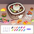 thumbnail image 5 of Hxlamzoo Kids Toys Dough for Kids Tools Sets , 18Pcs Kitchen Three-Layer Cake Machine and Burger Playset Include 6 Modeling Compound Dough for Toddler 3 4 5 6 7 8 Toys Clearance Sale, 5 of 5