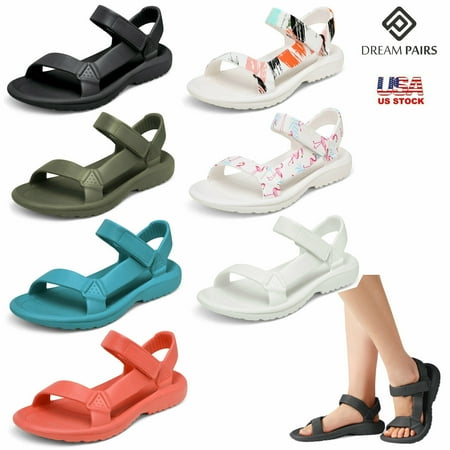 

DREAM PAIRS Womens Athletic Sandals Outdoor Hiking Lightweight EVA Beach Sandals