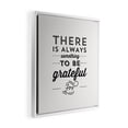thumbnail image 2 of Society6 Allyson Johnson Something To Be Grateful For White Framed Art Canvas Wall Art, 8" x 10", Typography, Portrait, Drawings, Modern, 2 of 3