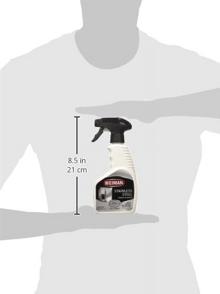 Weiman Stainless Steel Cleaner & Polish, 12 fl oz