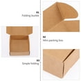 thumbnail image 2 of LEEYNEER Boxes Box Shipping Small Cardboard Mailing Corrugated Soap Packaging Kraft Mailer Jewelry Mailers Paper Packing, 2 of 7