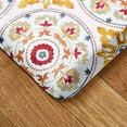 thumbnail image 5 of FIESTA Postiano Tiles Geo Textured Anti-Fatigue Comfort Kitchen Runner Mat, Non-Slip Floor Mat, Padded Standing Desk Mat, Red/Yellow/White, 20"x55", 5 of 6