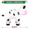 thumbnail image 4 of DomKom Inflable Navideño de Vaca Grande de 2m con Luz LED, 4 of 6