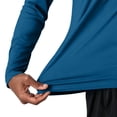 thumbnail image 4 of Zynoxe Hoodies for Men Relaxed Men's Long Sleeve T Shirt Breathable Quick Dry Mesh Pullover Hoodie Fashionable Solid Color Sports Base Top Versatile Sun Protection Hooded Top S, 4 of 6