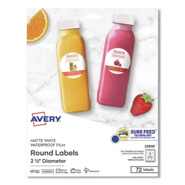 Avery Removable Labels with Sure Feed, 1