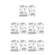 thumbnail image 3 of Moyic Pegatinas de pájaros para ventana, prevención de golpes extraíble, calcomanías de vidrio sin pegamento, buen diseño mate, decoración del Type2 NO2 Moyic CBP367681, 3 of 5