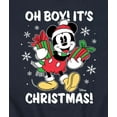 thumbnail image 3 of Disney - Oh Boy Its Christmas - Men's Crew Fleece Sweatshirt Sweatshirt, 3 of 5