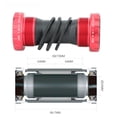thumbnail image 4 of M68 Threaded Bottom Bracket with Integrated Hollow Crankset & Colorful Design – Durable, Easy-Install Bike Hub for Mountain & Road Biking, Seamless Power Transfer & Long-Lasting Performance, 4 of 5