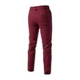 thumbnail image 4 of WAENQINLA Big and Tall Mens Plaid Dress Pants Slim Fit Business Casual Streetwear Pant Button Fly Office Work Checkered Bottoms with Pockets XS-3XL, 4 of 9