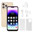 thumbnail image 1 of Teléfono celular de 6,5 pulgadas para Android 11.0 Quad Core Red 4G 5G WiFi 4GB RAM 64GB ROM 5000mAh Smartphone Enchufe de EE. UU. 100-240V Oro, 1 of 14
