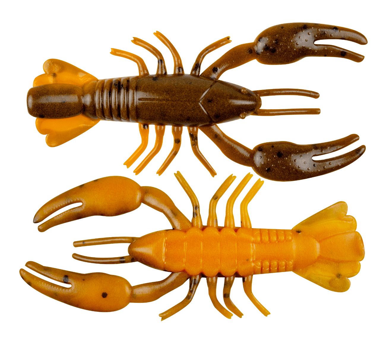 12 Soft Plastic Rubber Crawfish 4" Crawdad Crayfish Jig trailer Pumpkinseed Lure 