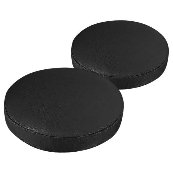 Hemoton 2Pcs Washable Stool Covers Elastic Stool Seat Slipcovers PU Bar Stools Seat Covers Kitchen Waterproof Stools Cushion Covers for Chairs Supplies