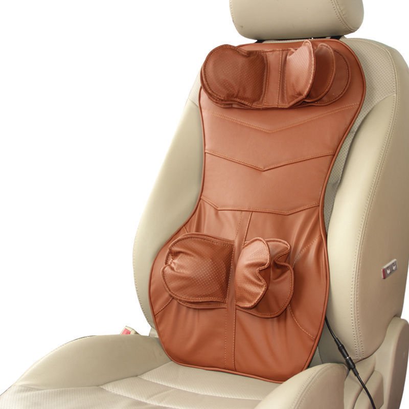 Epulse Car Seat Back and Neck Massager Cushion Dual Vibration Air