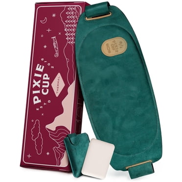 Pixie Period Heating Pad for Cramps - Most Discrete Wearable Heating Pad - Unnoticeable Under Clothes - Best Portable Pain Relief Belt Device with Heat On The Market - Hours of Menstrual Pain Relief