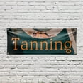 thumbnail image 5 of Tanning Banner Sign 18 Inch x 48 Inch | 13 oz Vinyl with Metal Grommets | Heavy-Duty Single-Sided Outdoor Durable Printed High-Quality Weatherproof | Made in the USA, 5 of 6